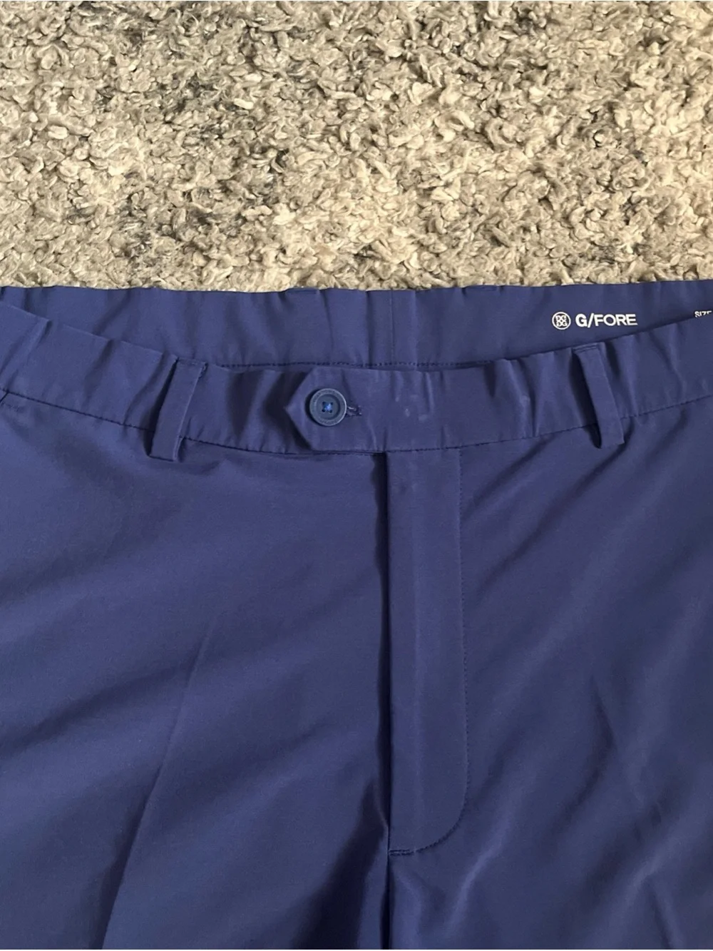 G/FORE Men's Deep Navy Flat Front Performance Shorts